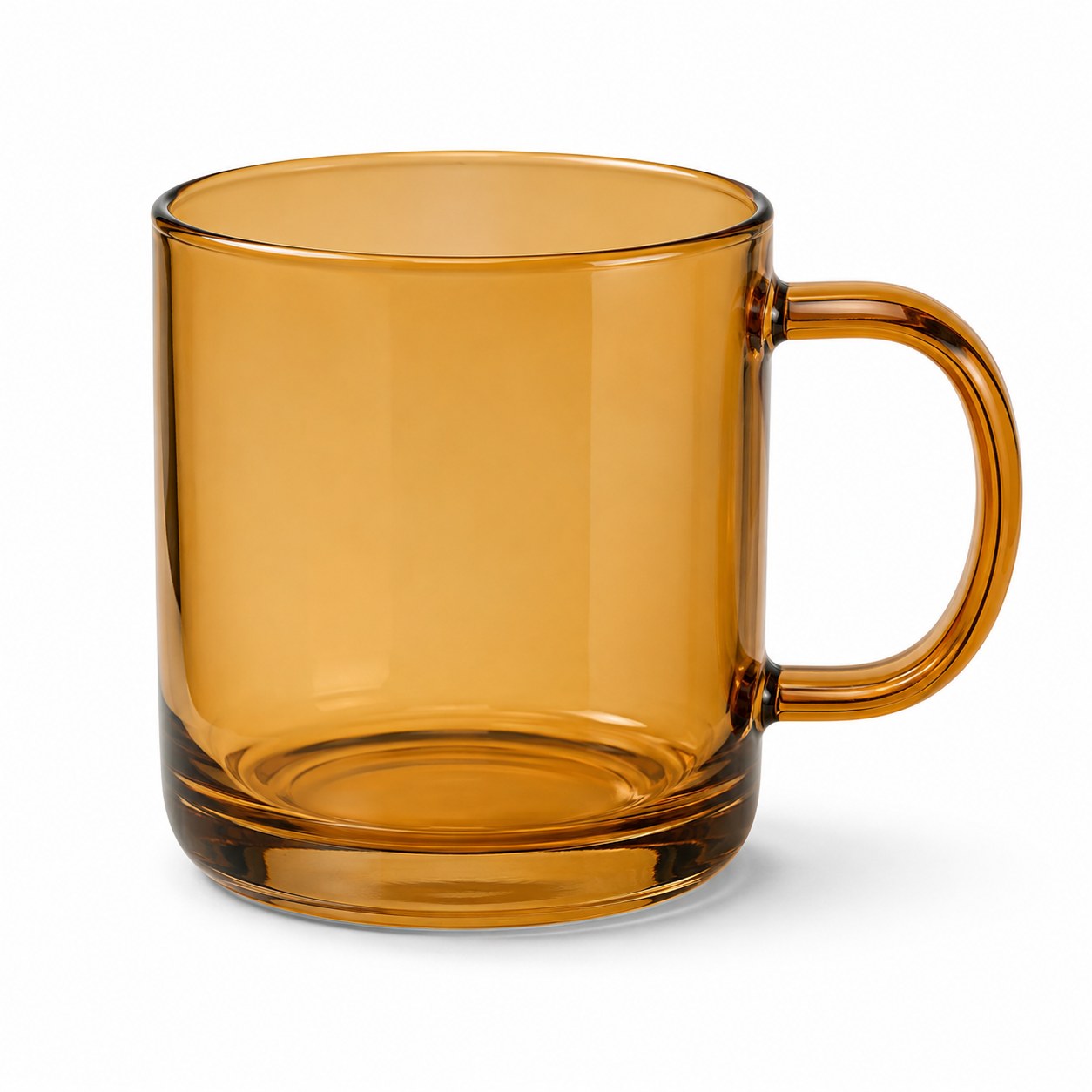 Maison Vera Amber Kulplu Cam Kupa
